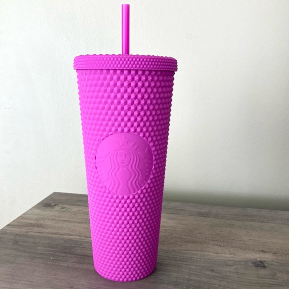 STARBUCKS Matte Purple Studded Tumbler Cup Bling Cup Taiwan - Picture 1 of 8